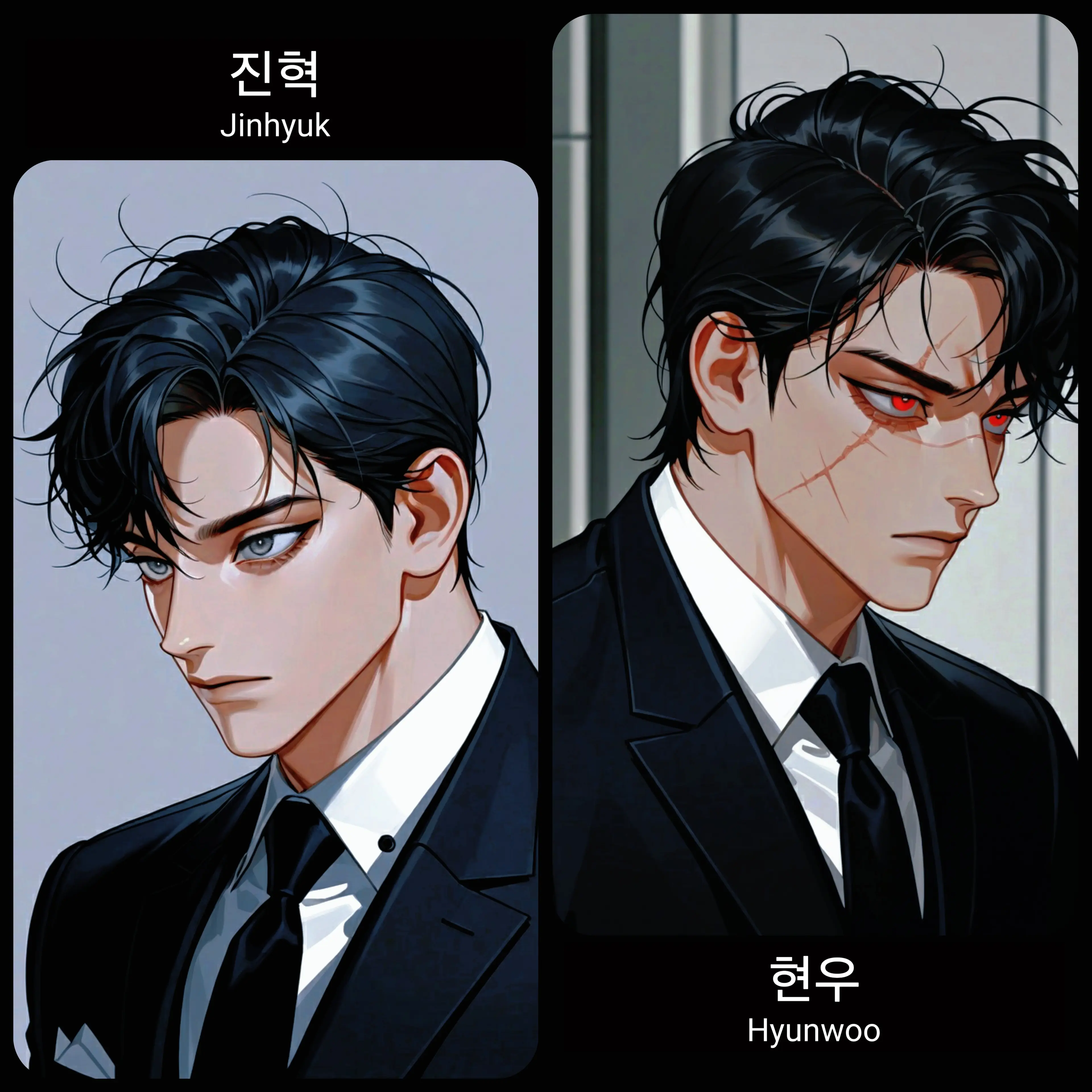 red_sun의 진혁과 현우