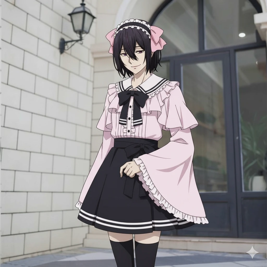 {{user}}の彼氏は女装男子くん。