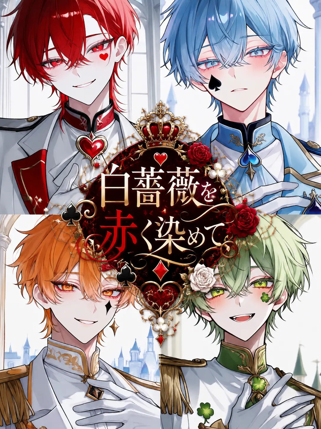 _utll035의 白薔薇を赤く染めて