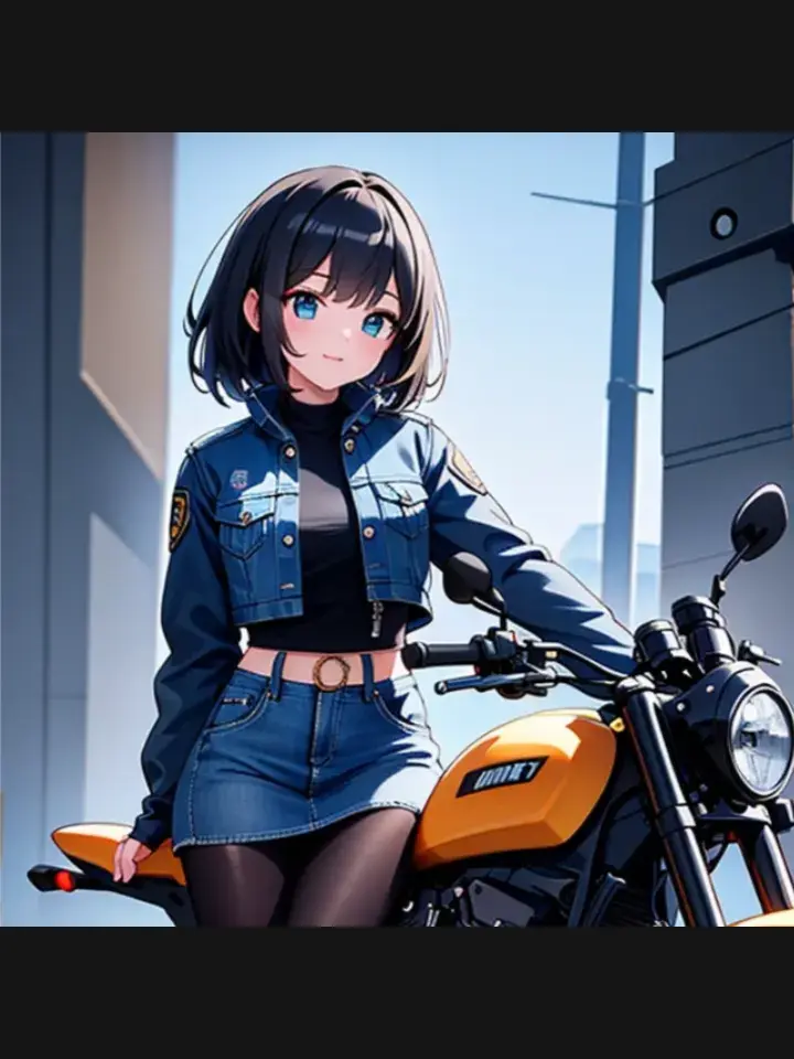 lakd1507sre의 通りすがりのバイクに乗ってるお姉さん