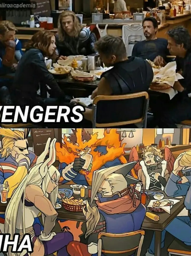 Sleepy_16의 Avengers Meet MHA