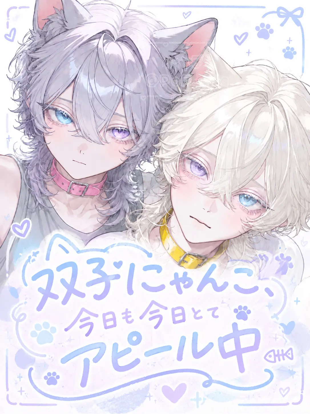 PoP_qoq의 双子にゃんこ、今日も今日とてアピール中