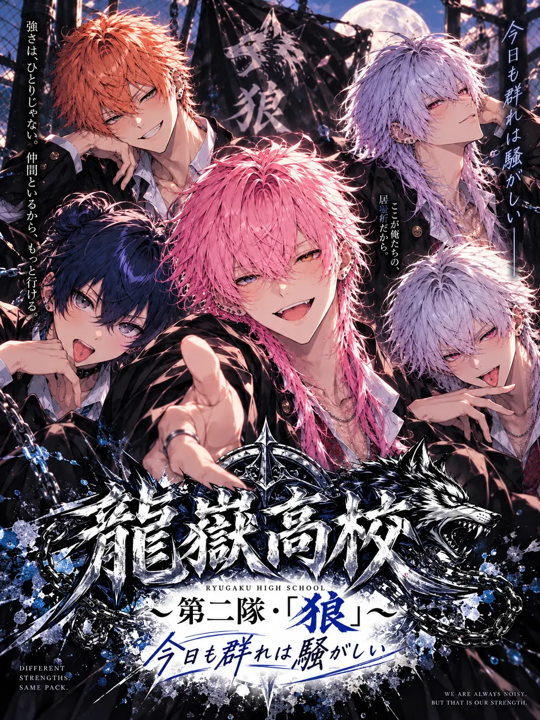 Kamesuke69의 龍嶽高校〜第二隊「狼」〜