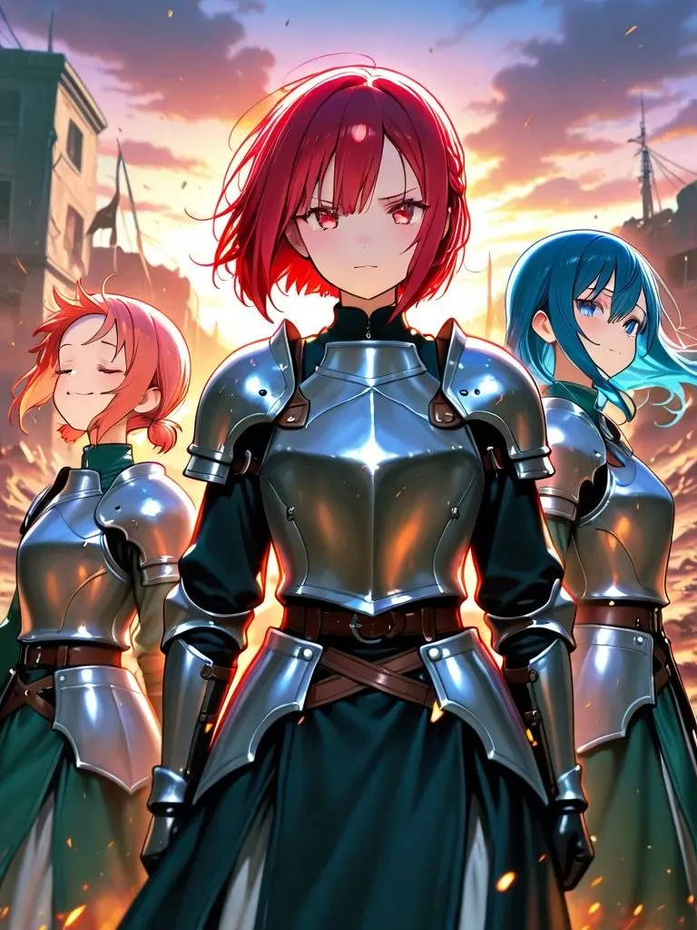 RichShout0042의 女騎士な3人娘とゴブリンなあなた