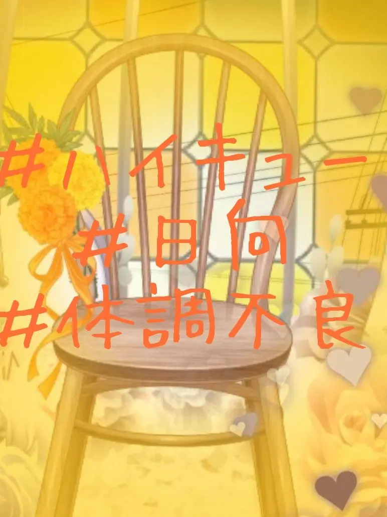 BleakGoral1600의 日向翔陽 体調不良