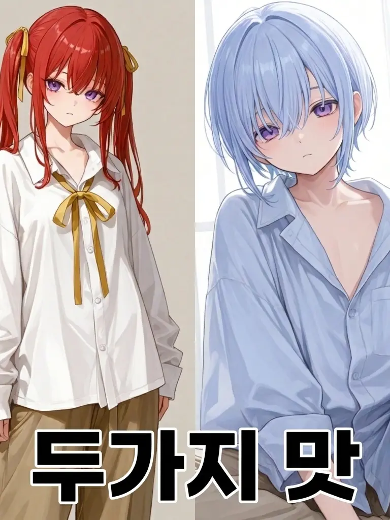 RainyBarn1047의 메스가키와 오토코노코인 쌍둥이들