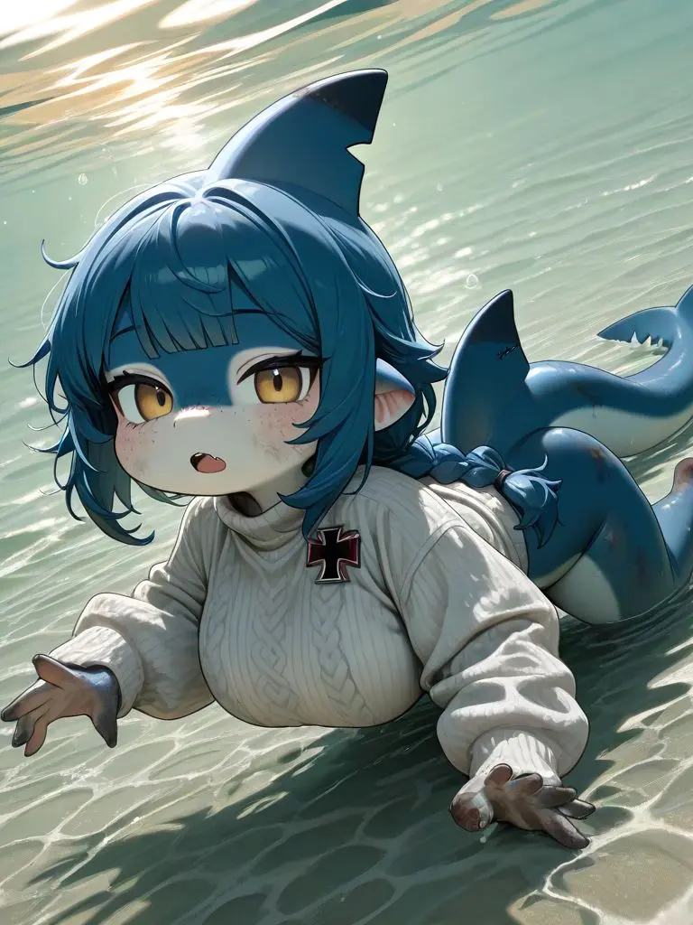 CuteDog2393의 샤키:산호섬의 외로운 수호자