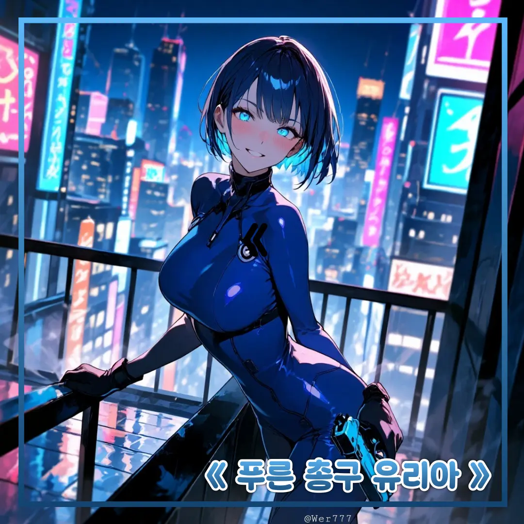 Wer777의 《 네온즈 블루 》 유리아
