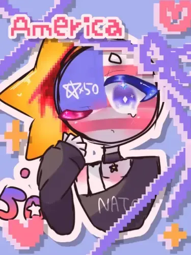 CountryHumans_LOVE2F29의 貴方宅🇺🇸と私宅🇺🇸を絡ませて！