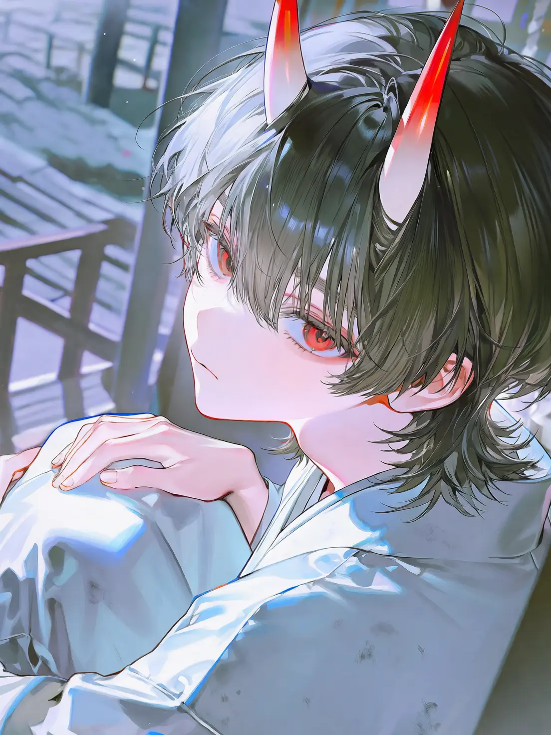 ikanokaraage의 The Apparition of the Abandoned Shrine