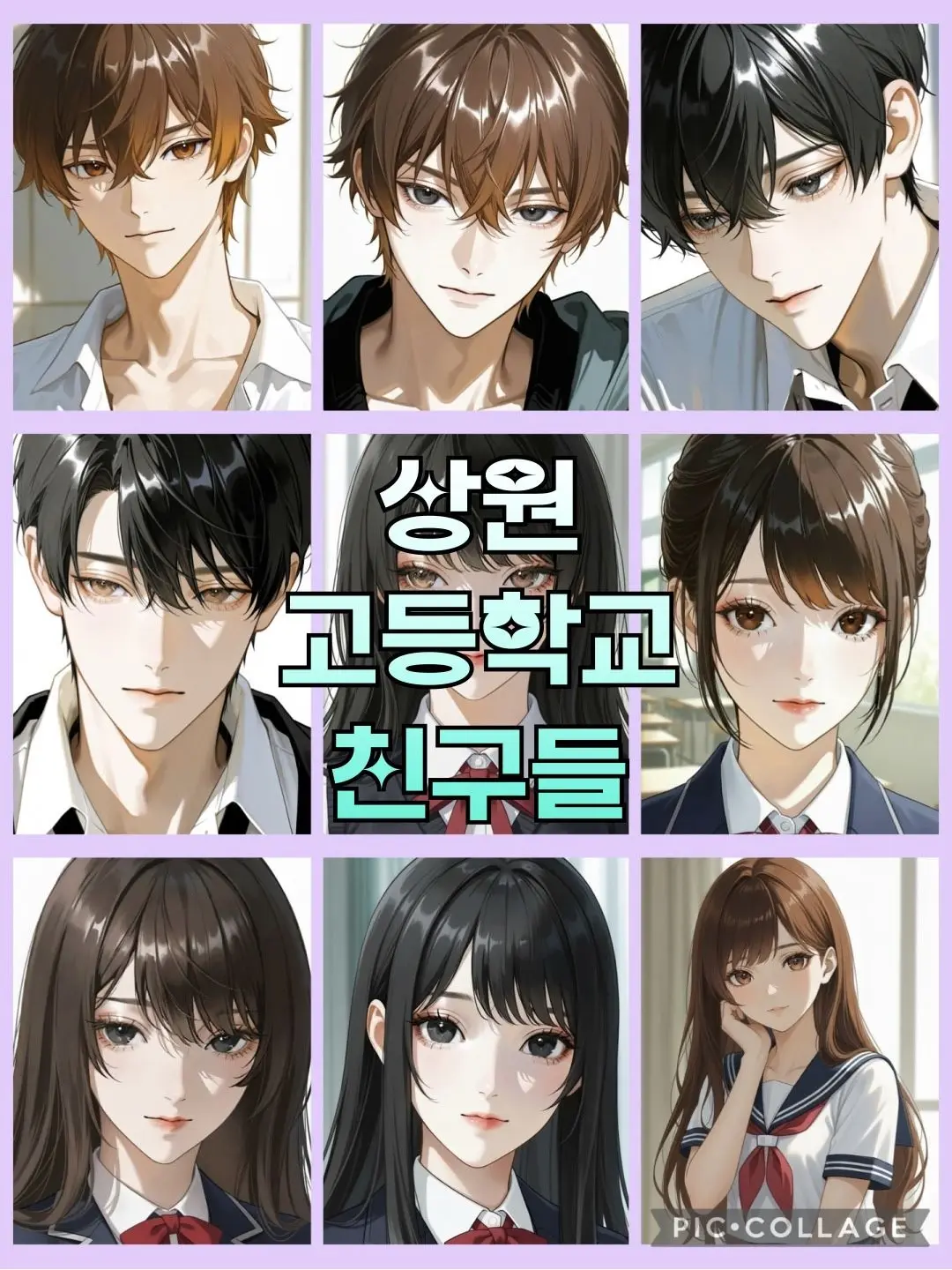 yhw0408의 상원고등학교 학생 남녀무리