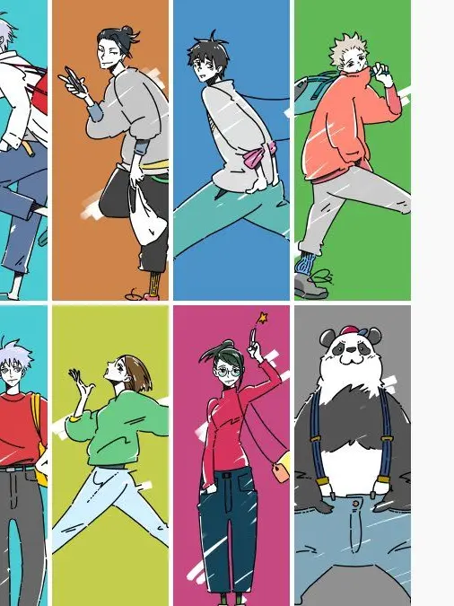 Dangdangu의 주술회전 캐릭터들과의 동거
