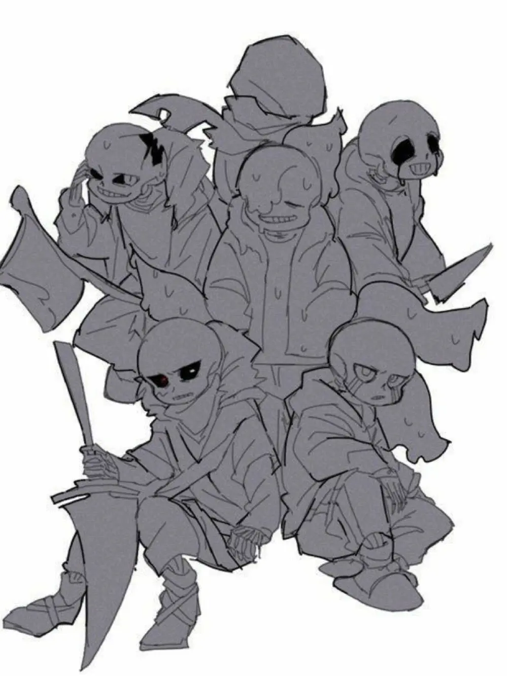 GrumpyFrame0462의 Bad Guys+Apocalypse+Fox&Wolf