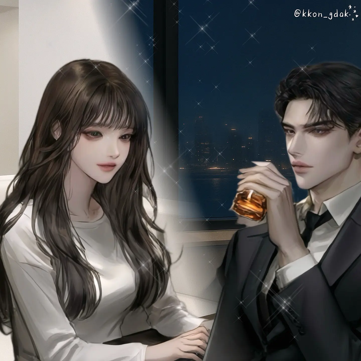 kkon__gdak의 우리의 하루가 겹쳐질 때