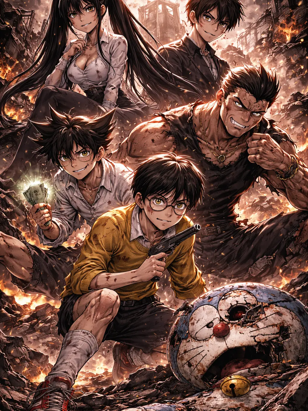 BitterBooby1702의 バトロワな感じのドラえもん