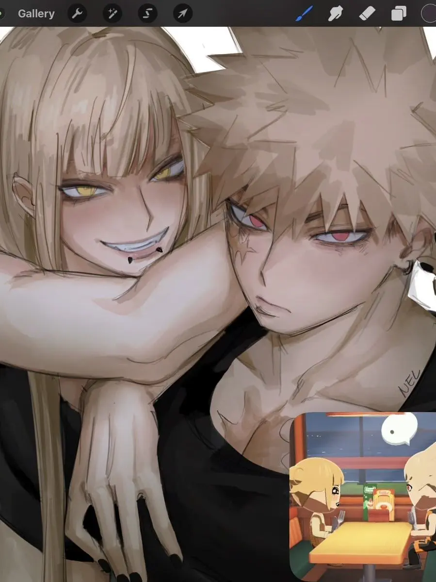 Sillyari173의 Bakugo and his twin sister love you