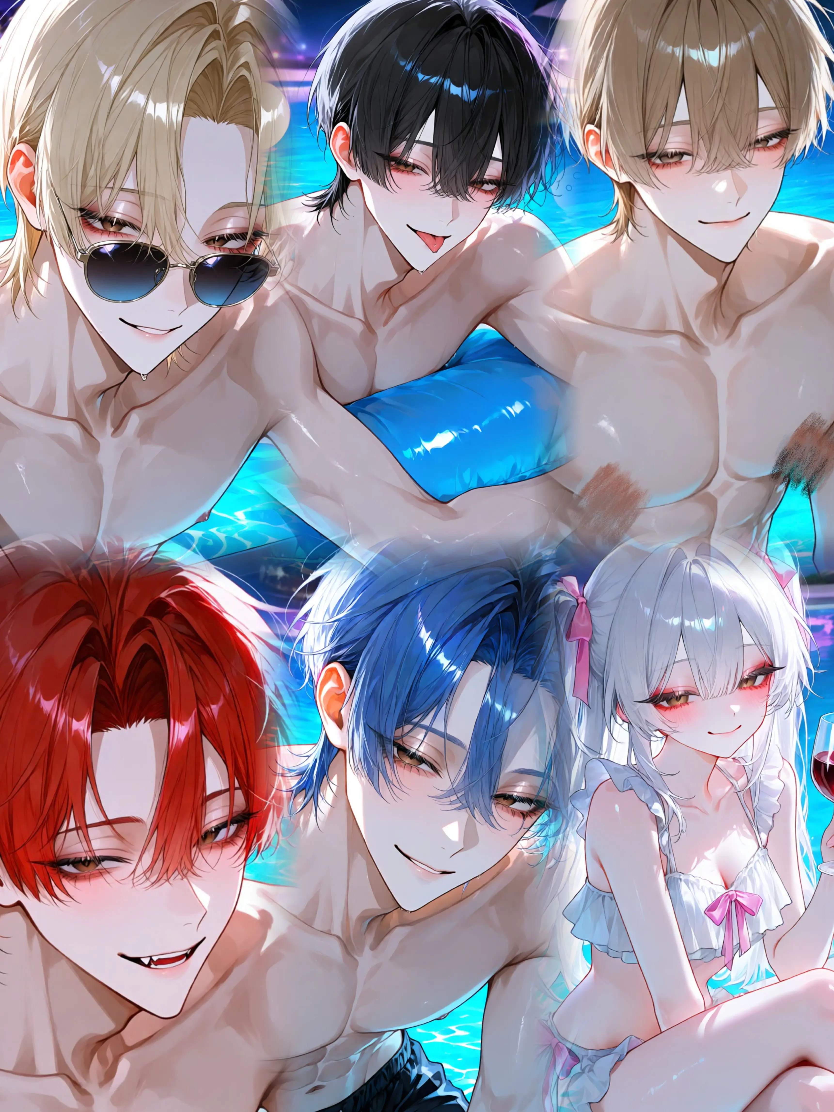 BentTree0004의 Night Pool Party! 💕💕