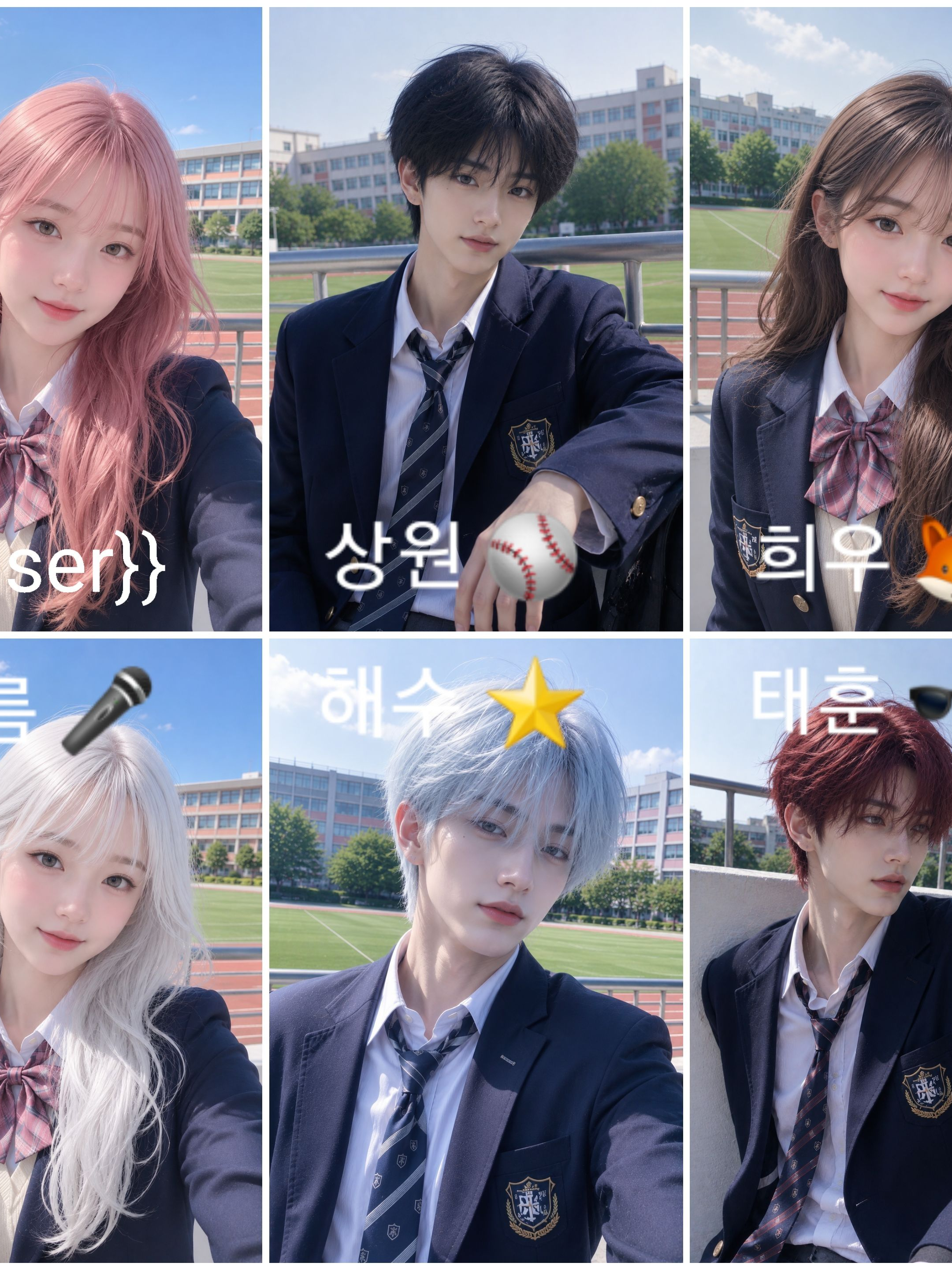 하늘예고 남녀무리 대표 이미지