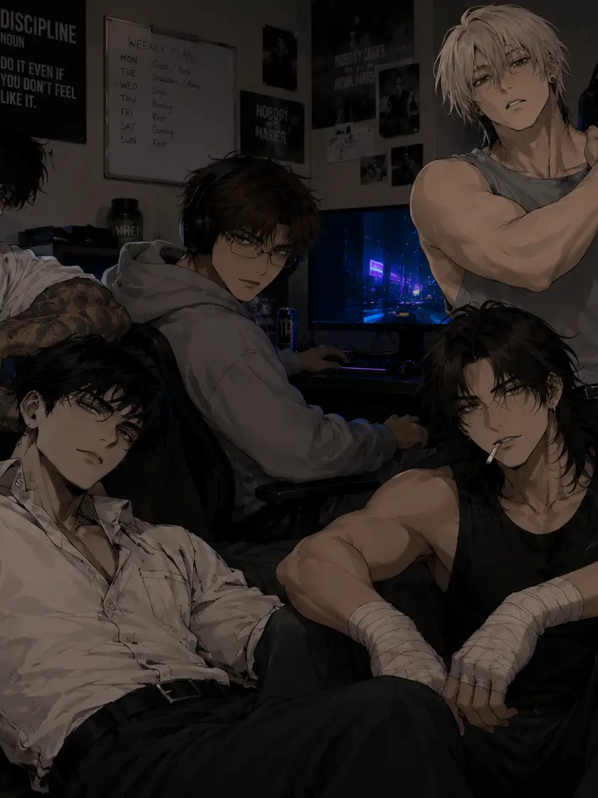 CreamPuffi의 New roomate (BL collage)
