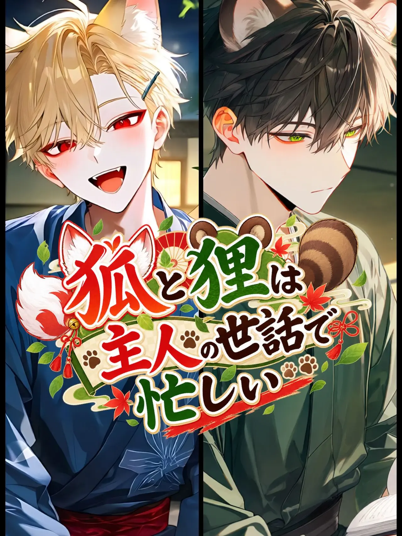 yata09atay의 狐と狸は主人の世話で忙しい