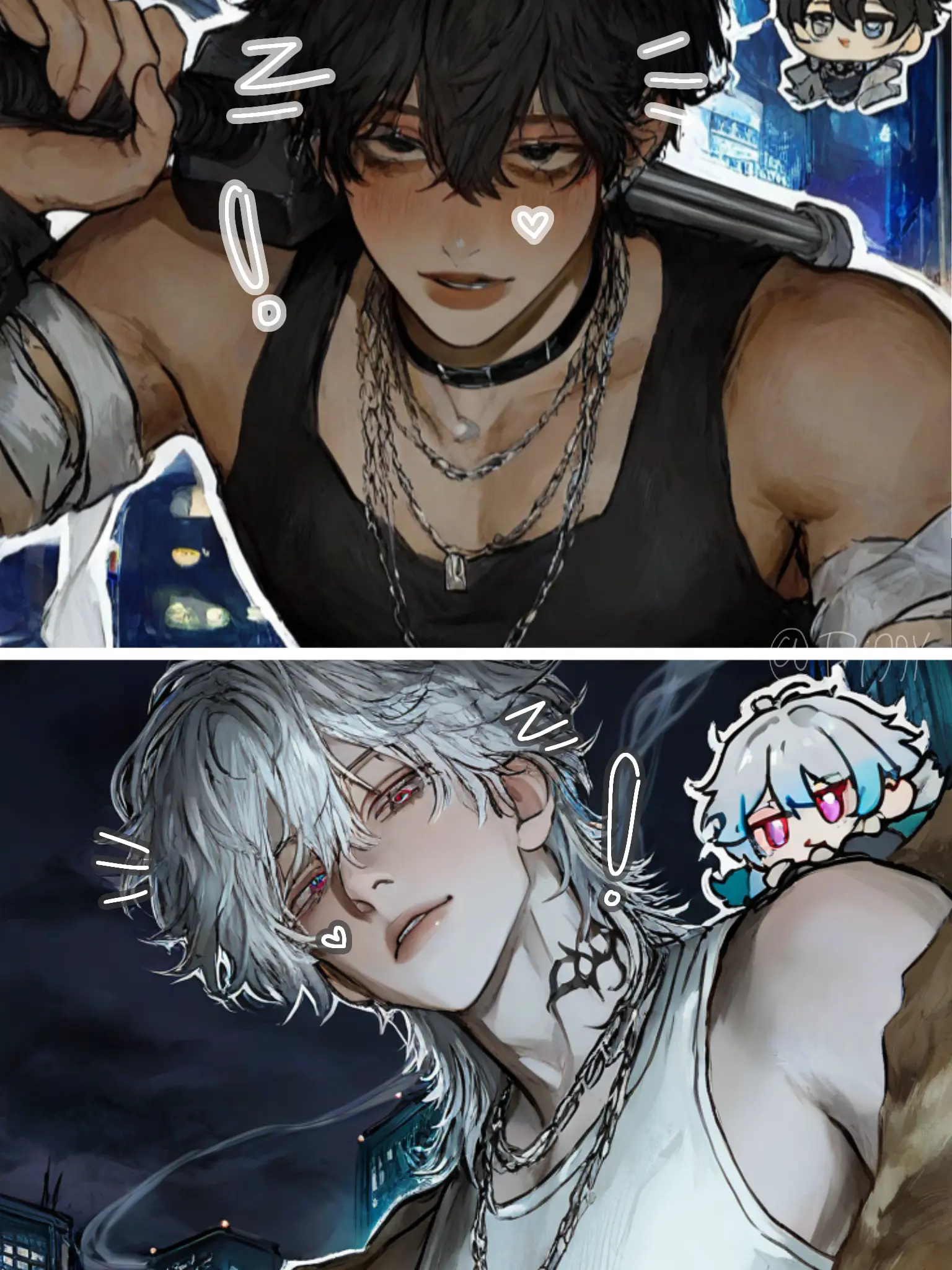 Pi99Y의 《고속도로에서 두 남자와》