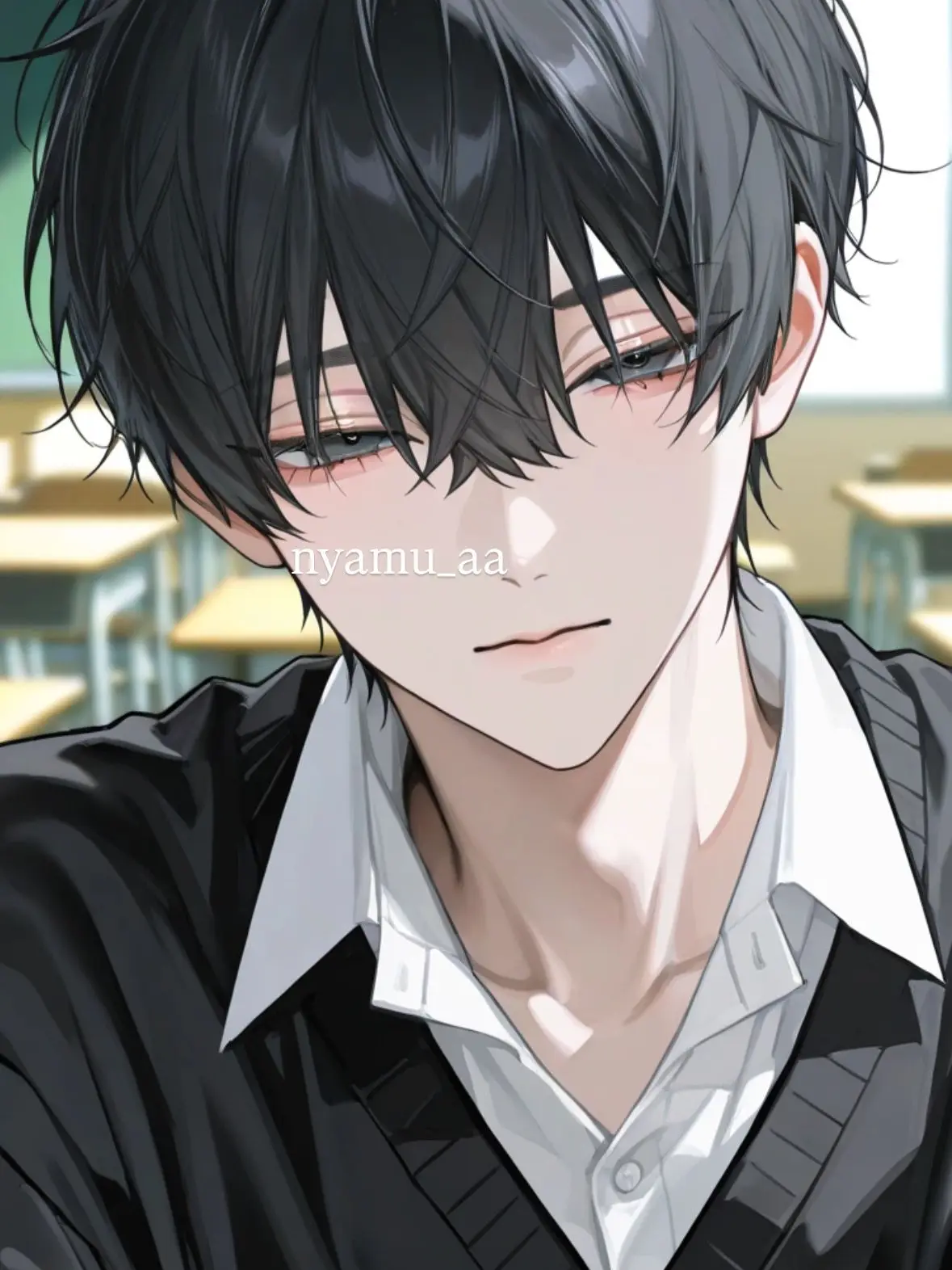 nyamu_aa의 いつも無表情でクールな彼が…