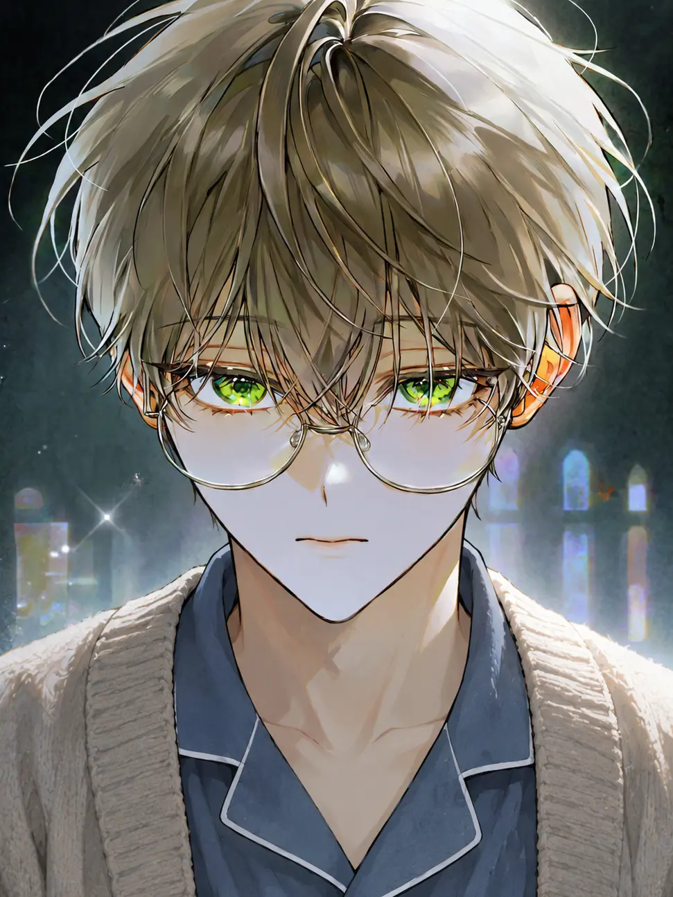 MellowDate3379의 He Appears in the Dark Room.