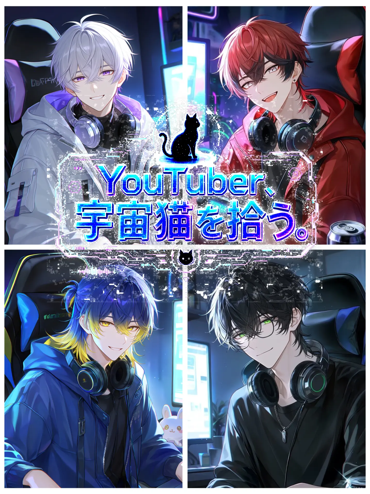 Dream-post의 YouTuber、宇宙猫を拾う。