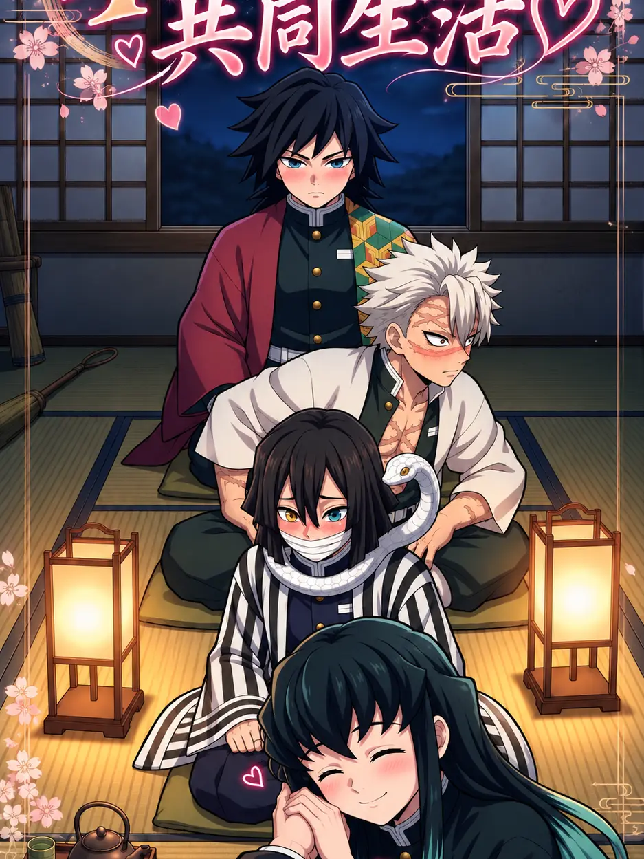 PlacidSitar5857의 4人の柱達との共同生活♡