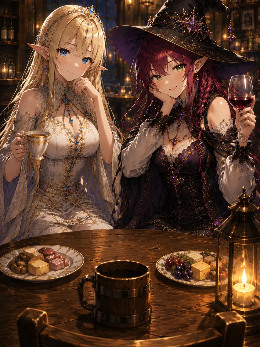 OrangeTiger의 エルフの聖女と魔法使いの密かな楽しみ