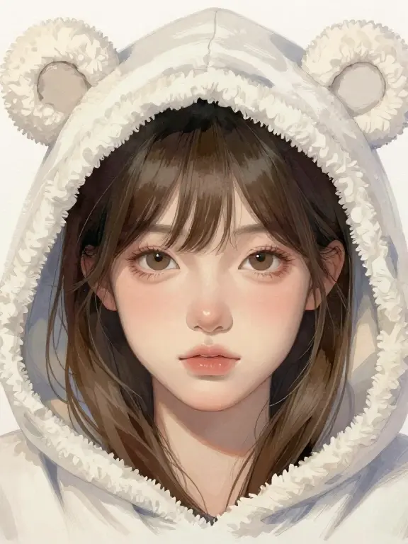 nekoma222의 シロクマ娘の雪奈ちゃん