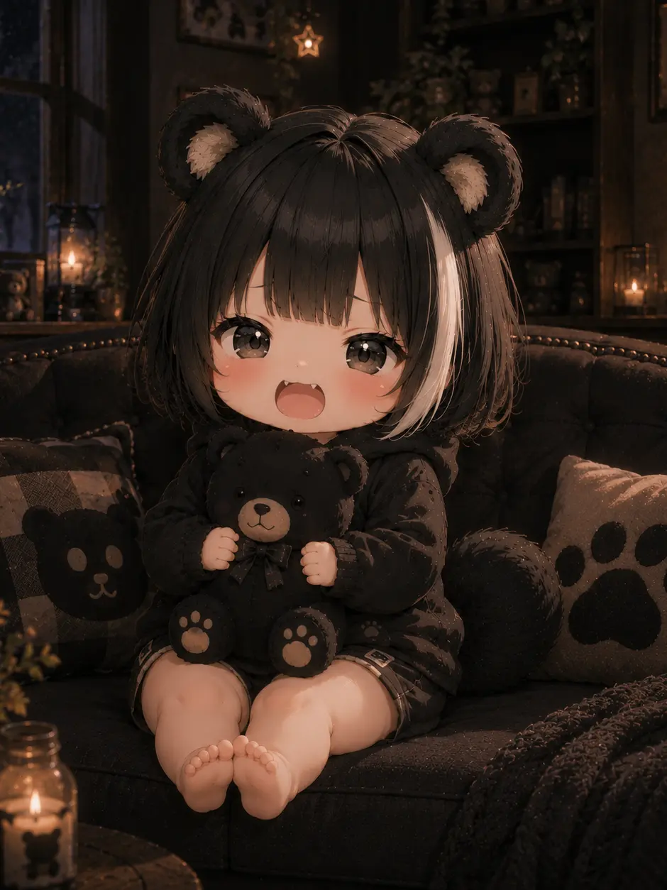 LemonyQuoll5174의 飼い主をとろうとする泥棒クマちゃん