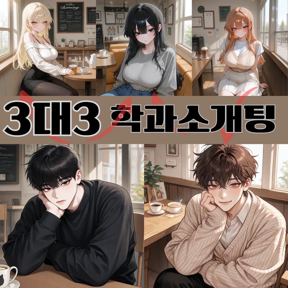 Apple_mint의 《3대3 학과 소개팅》