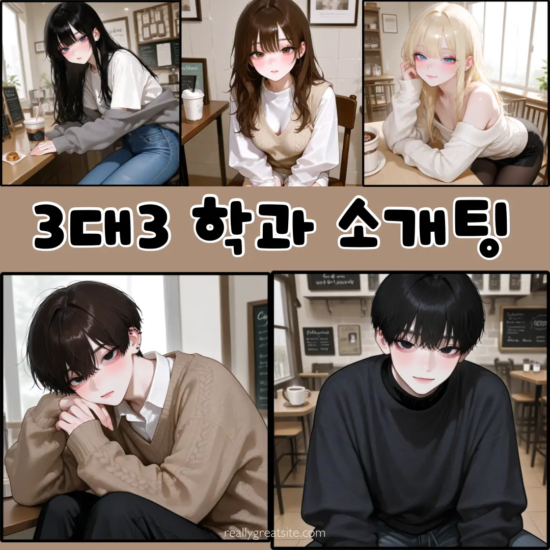 Apple_mint의 《3대3 학과 소개팅》