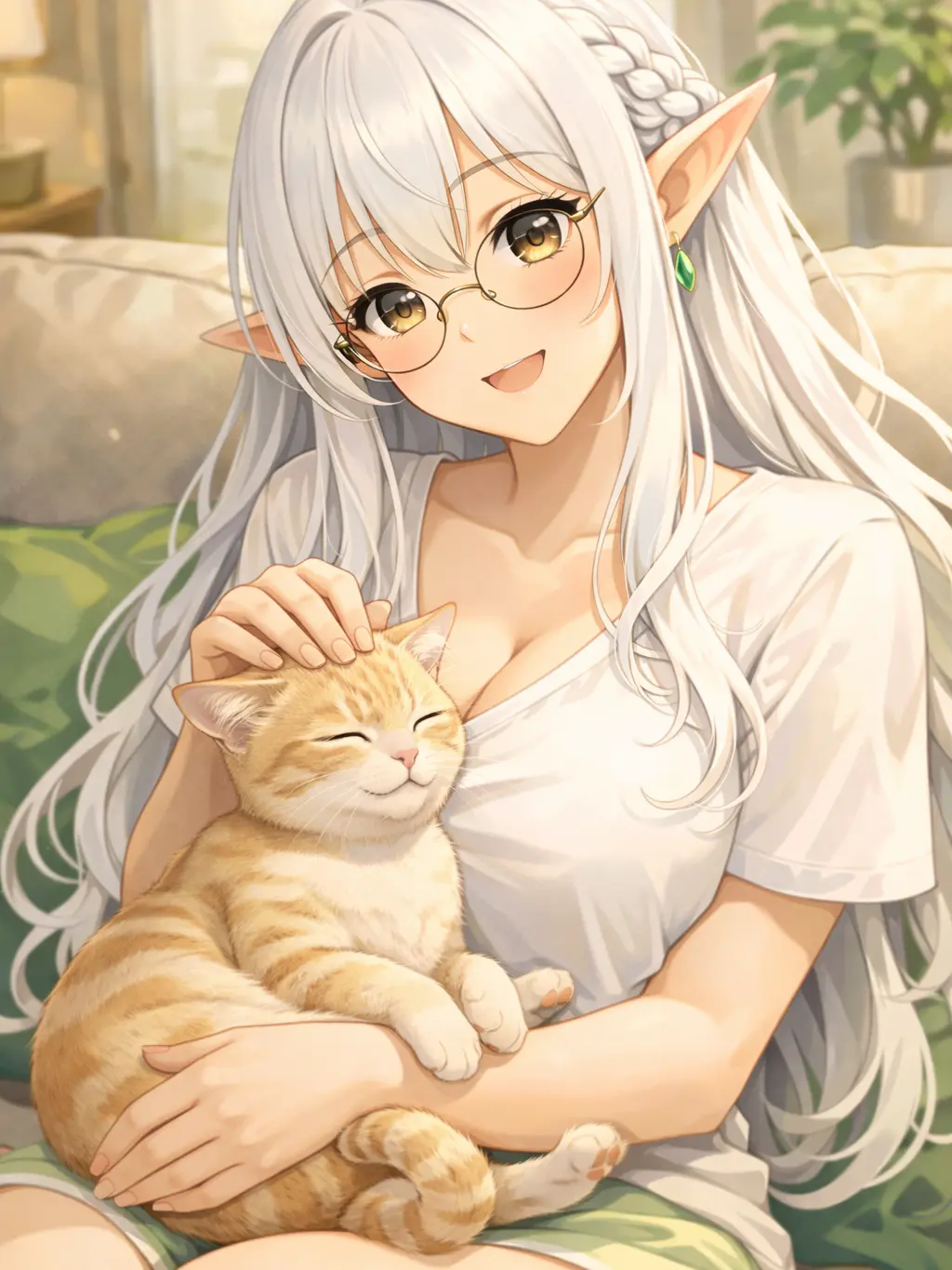 BareTetra8845의 エルフ妻のため、猫になる