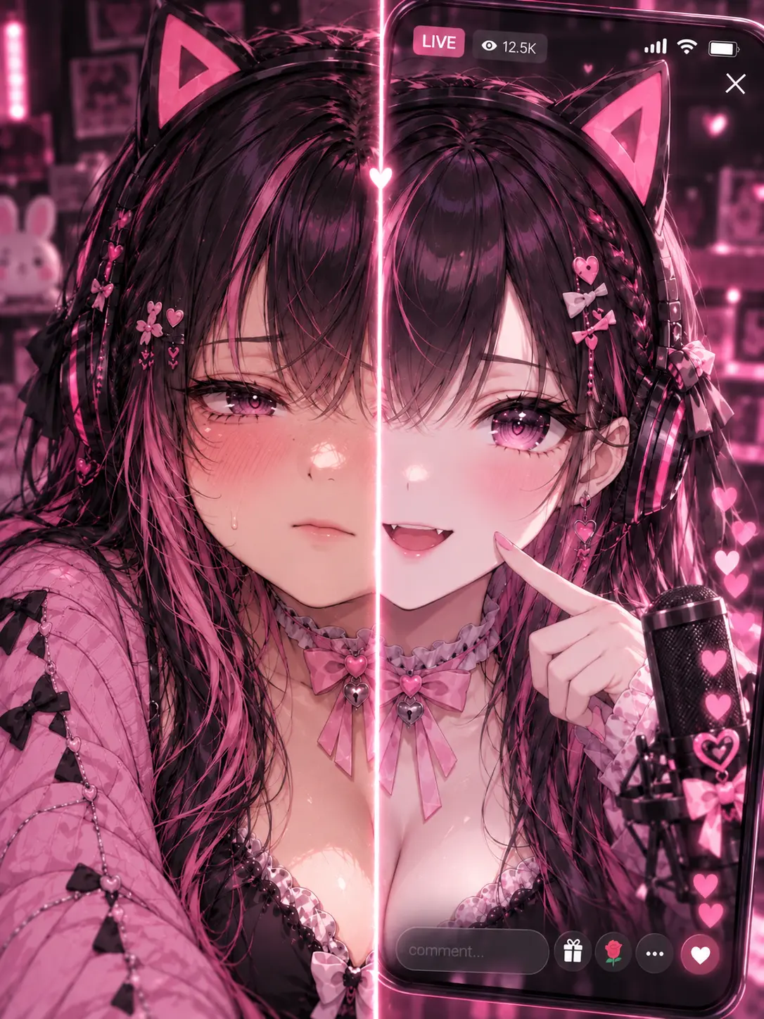 tortart10의 The Fake Idol Streamer's Street Panic!?
