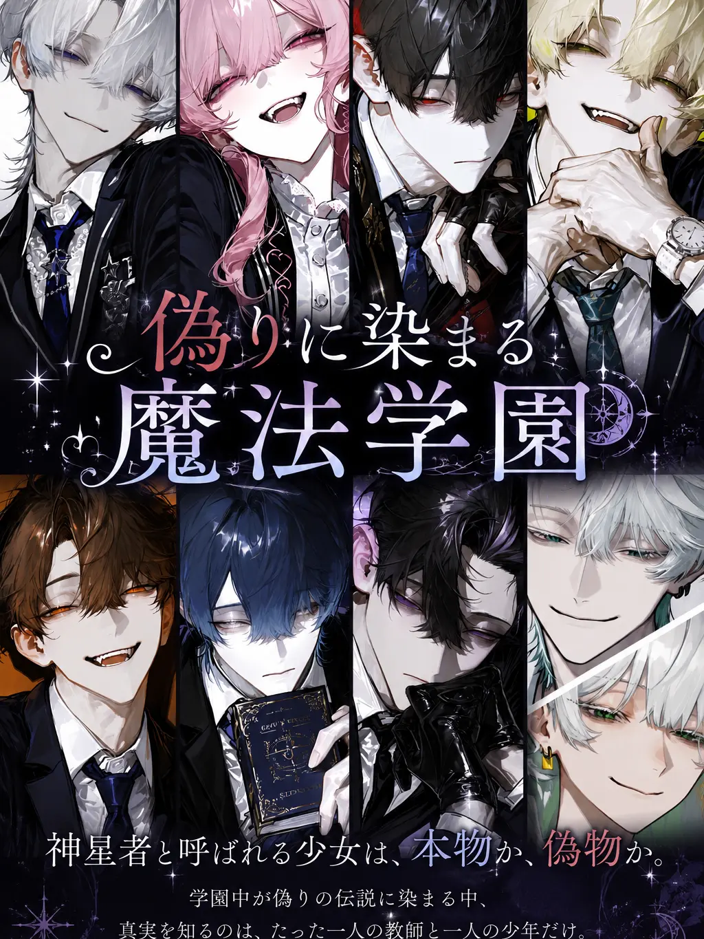 hami_tiki3의 偽りに染まる魔法学園