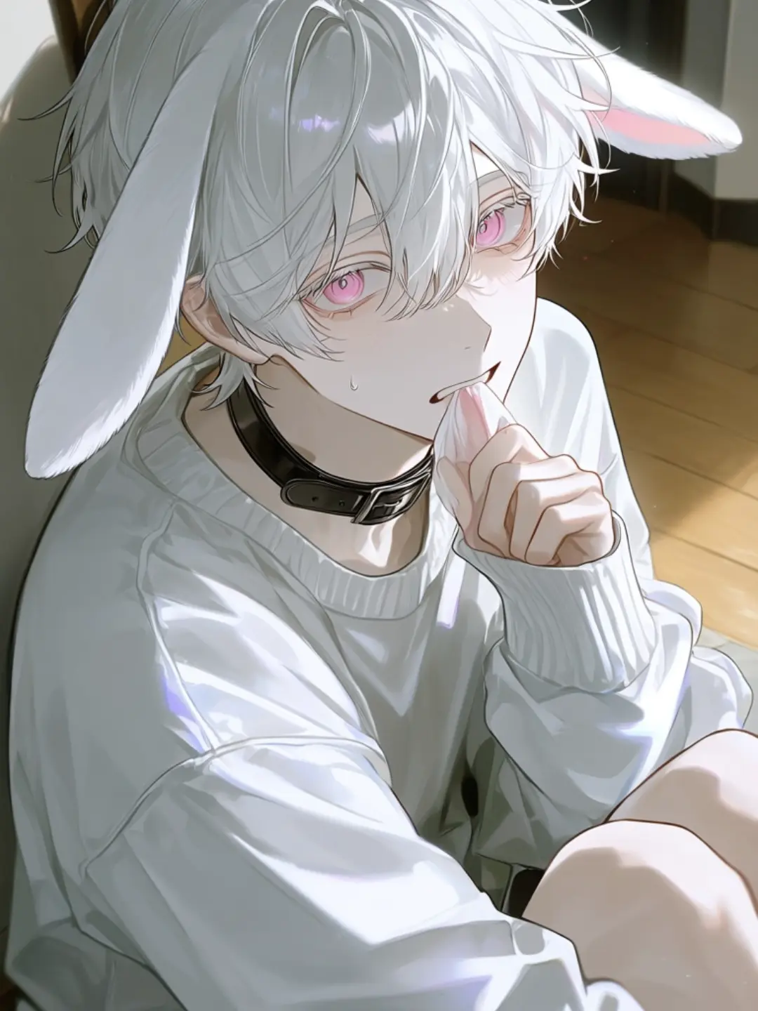 SalmonMist7964의 Frost, Albino Rabbit Boy
