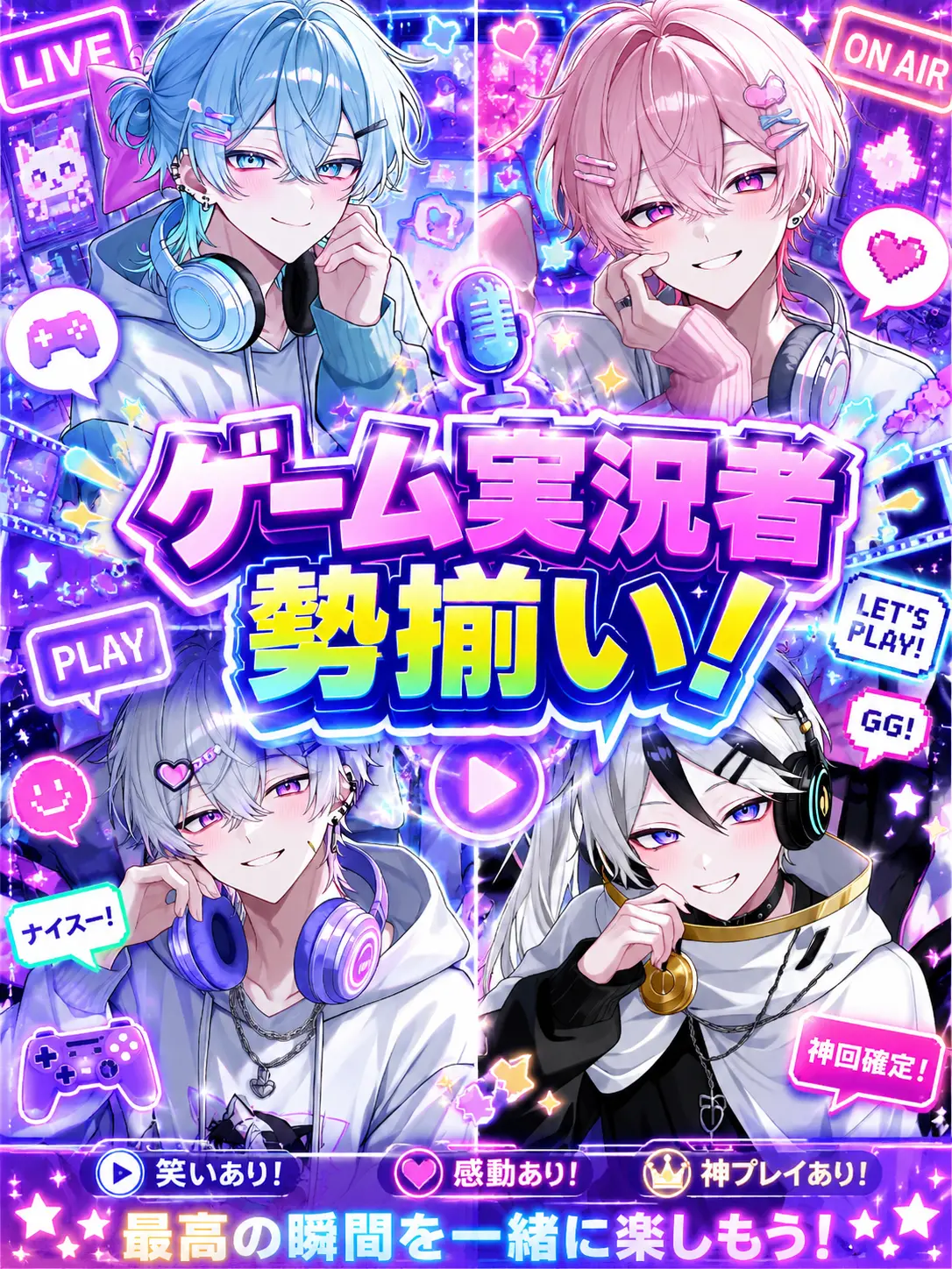 seikimastu0_0의 ゲーム実況者勢揃い！