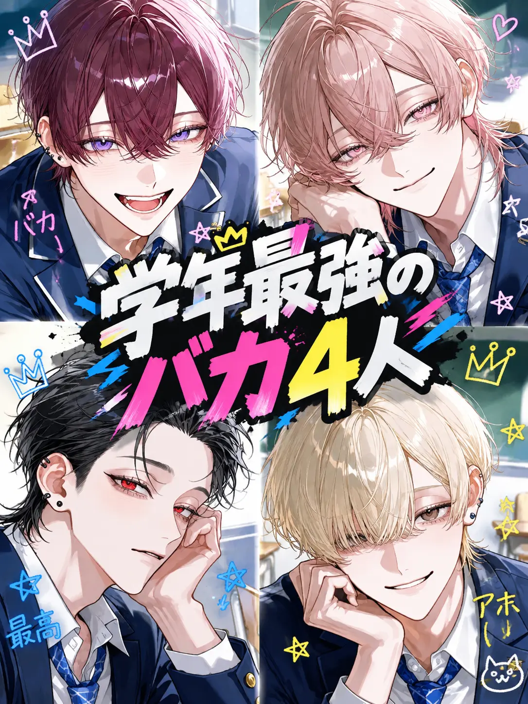chocomoney의 学年最強のバカ4人