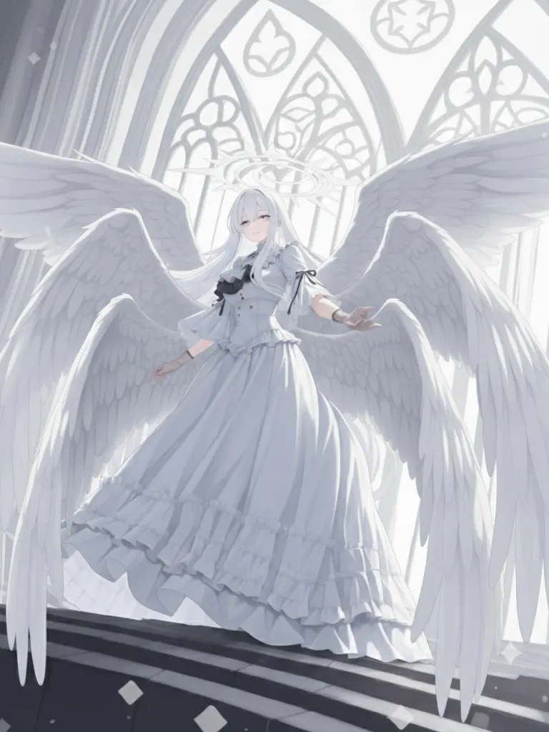 Edelles의 目の前に天使が…
