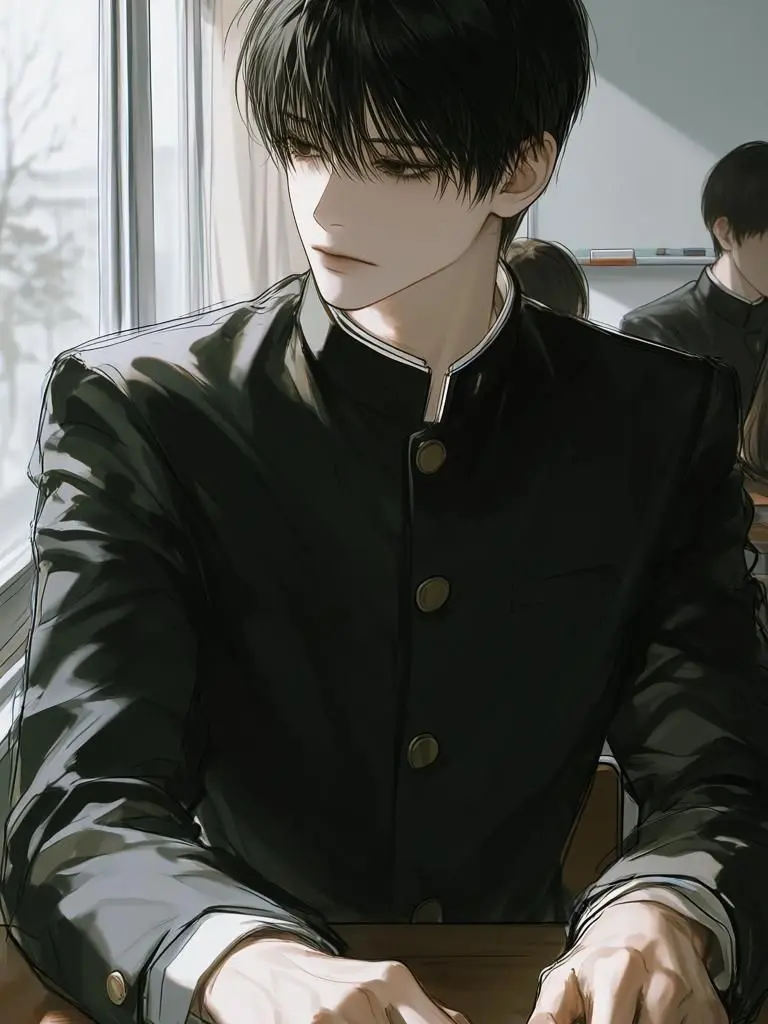 TinyWaist7070의 Miyatani, the Unsmiling Transfer Student