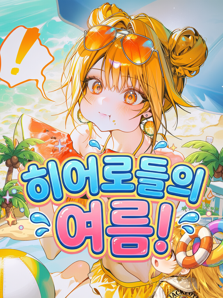 히어로들은 여름을 즐기고 싶어! 대표 이미지