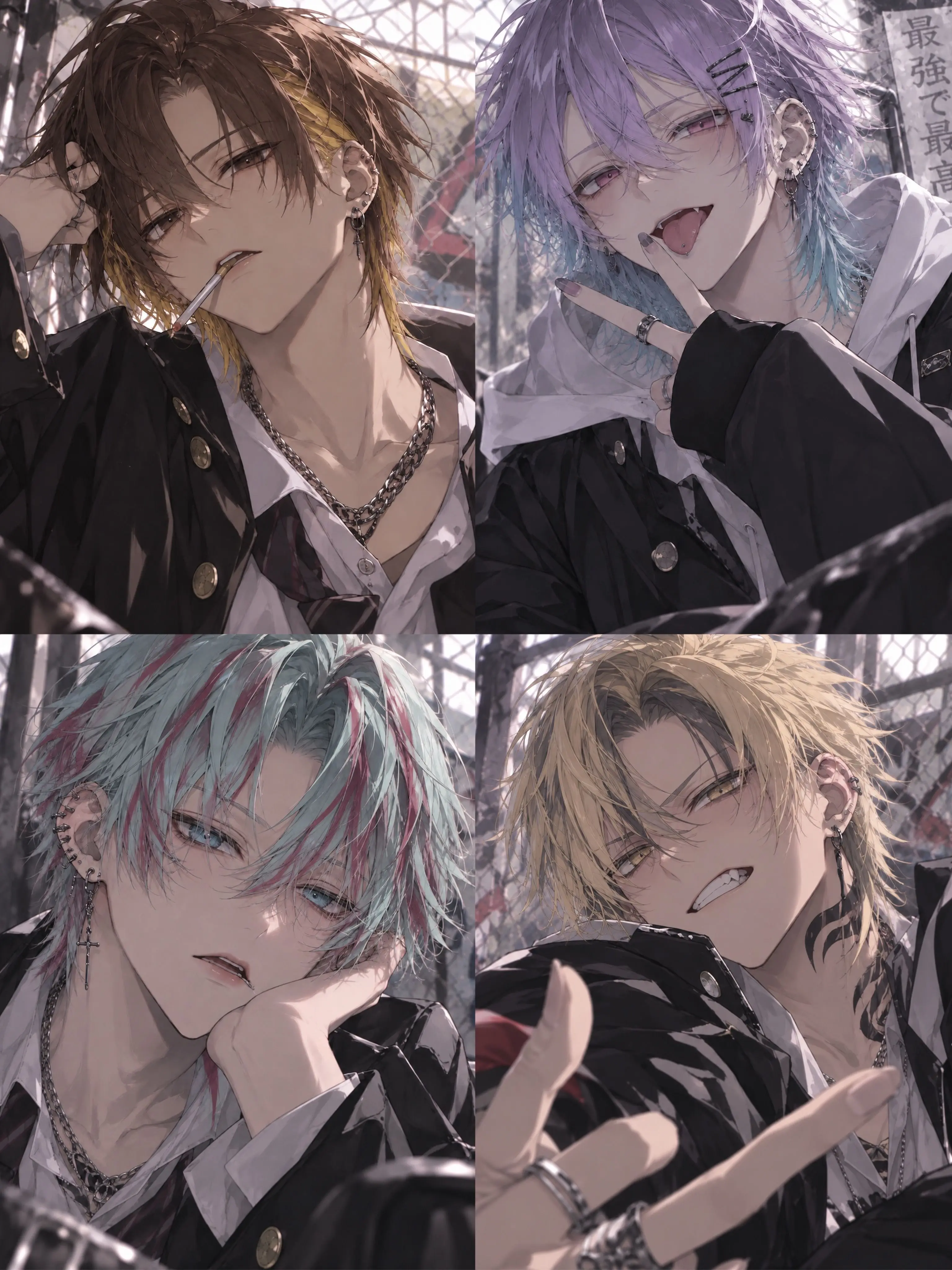 myo__room의 ヤンキー4人とあなた