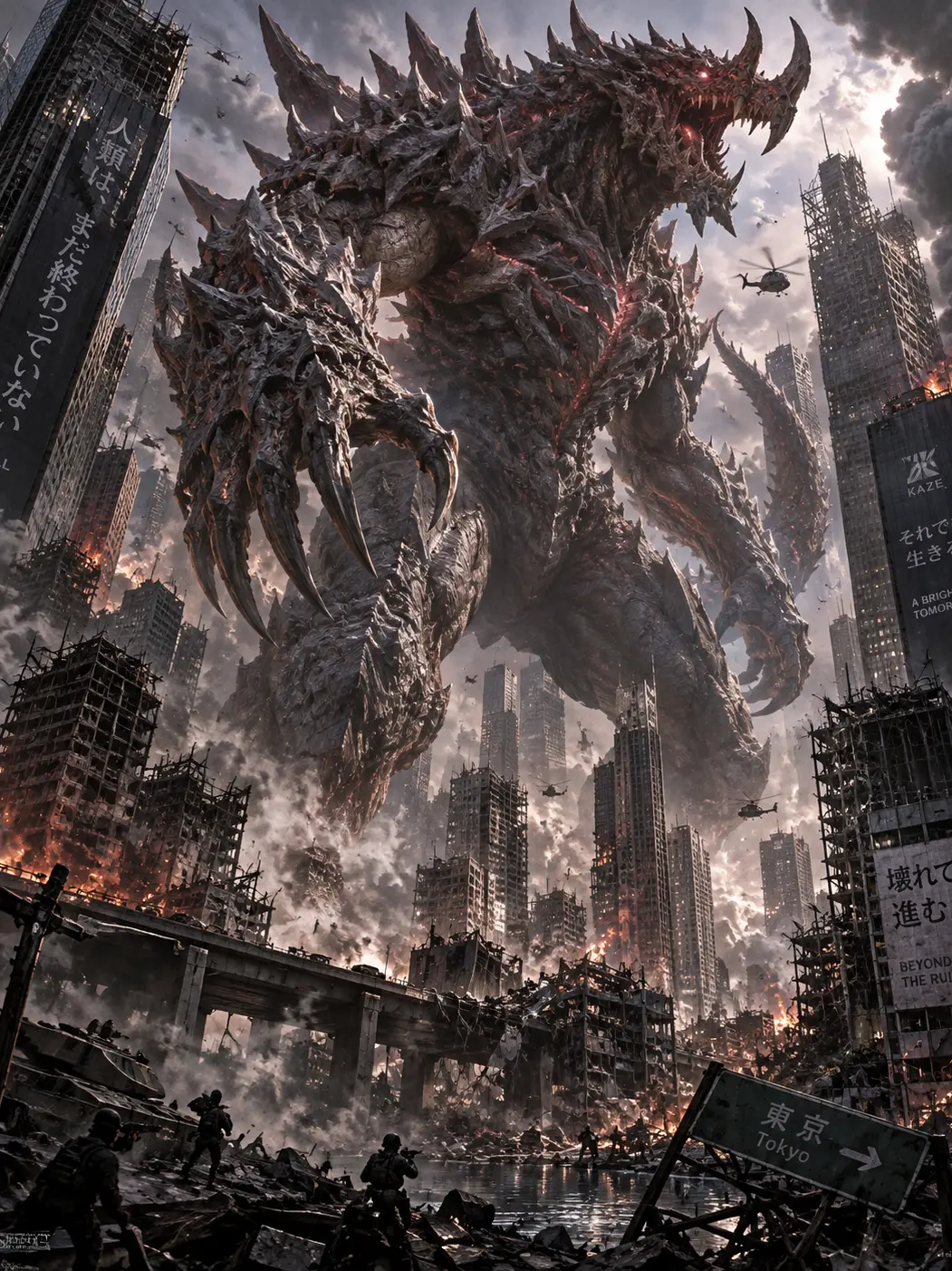 Whitechoco123의 Kaiju vs. Humanity