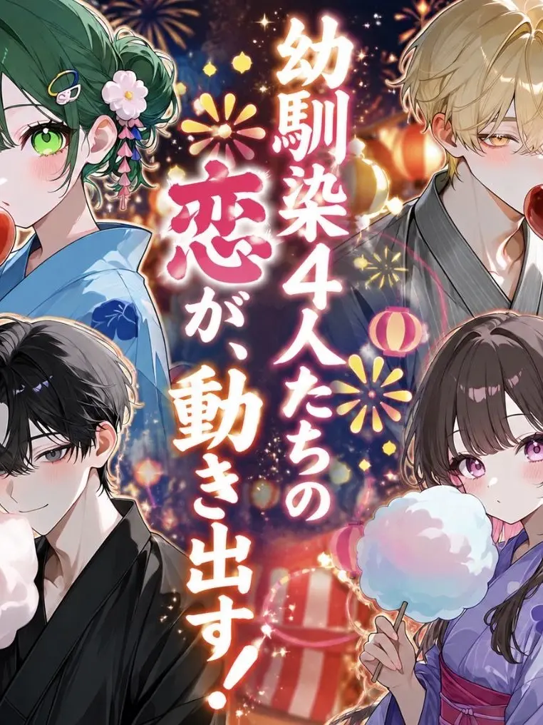 saki725728의 幼馴染4人たちの恋が、動き出す！