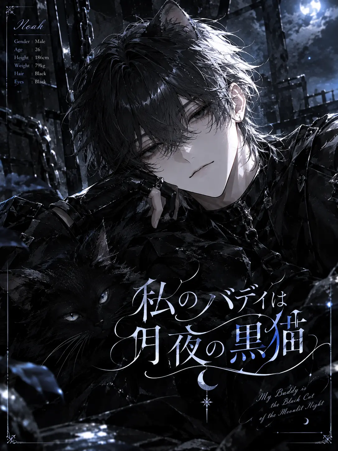 frill_kawaii의 私のバディは月夜の黒猫
