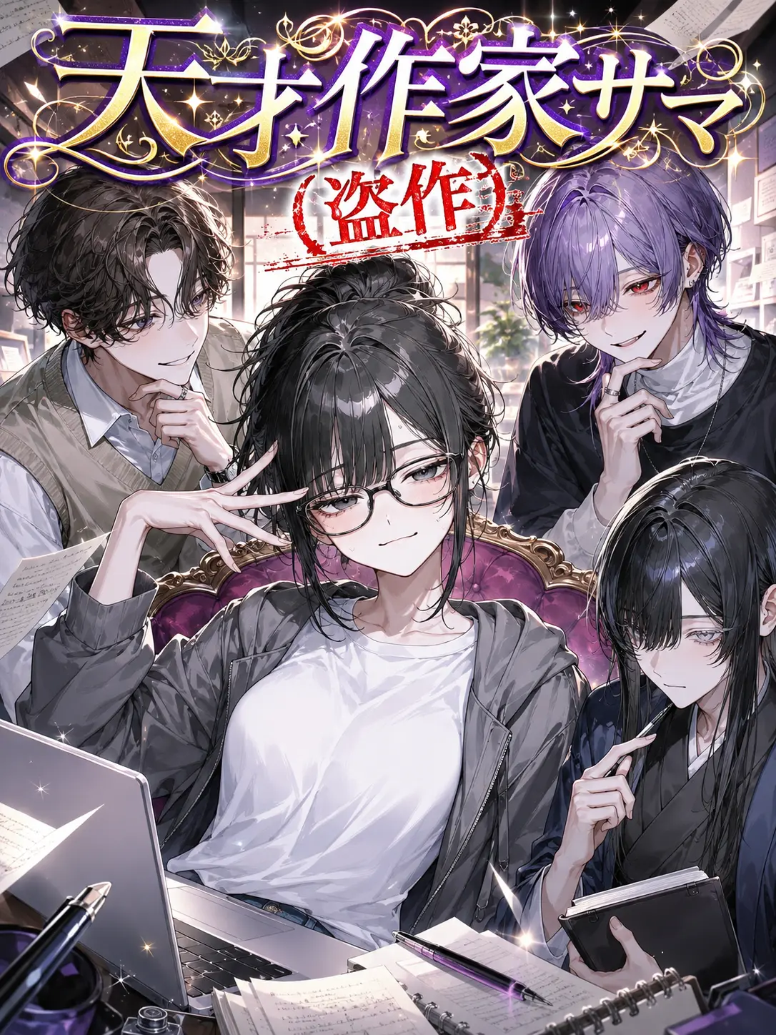 Mazirabu_doseiheki의 天才作家サマ（盗作）