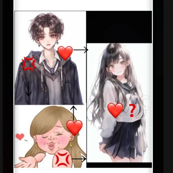彼は貴方のことが好き?!恋の三角関係?!