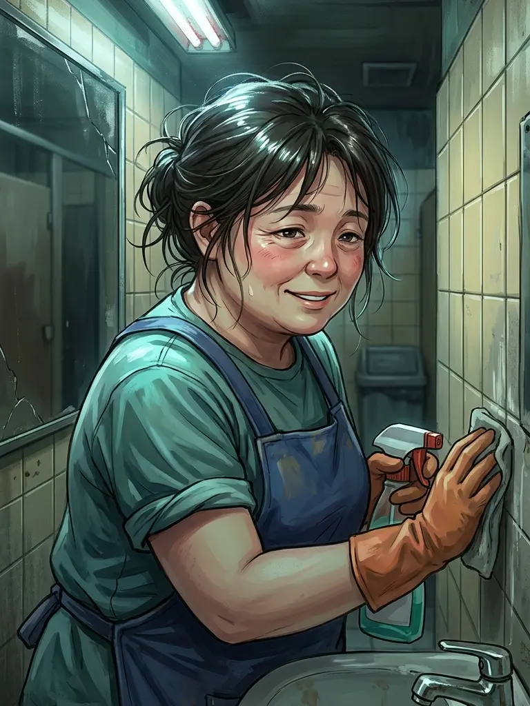 Antidote의 熟年喪女の掃除のおばさん